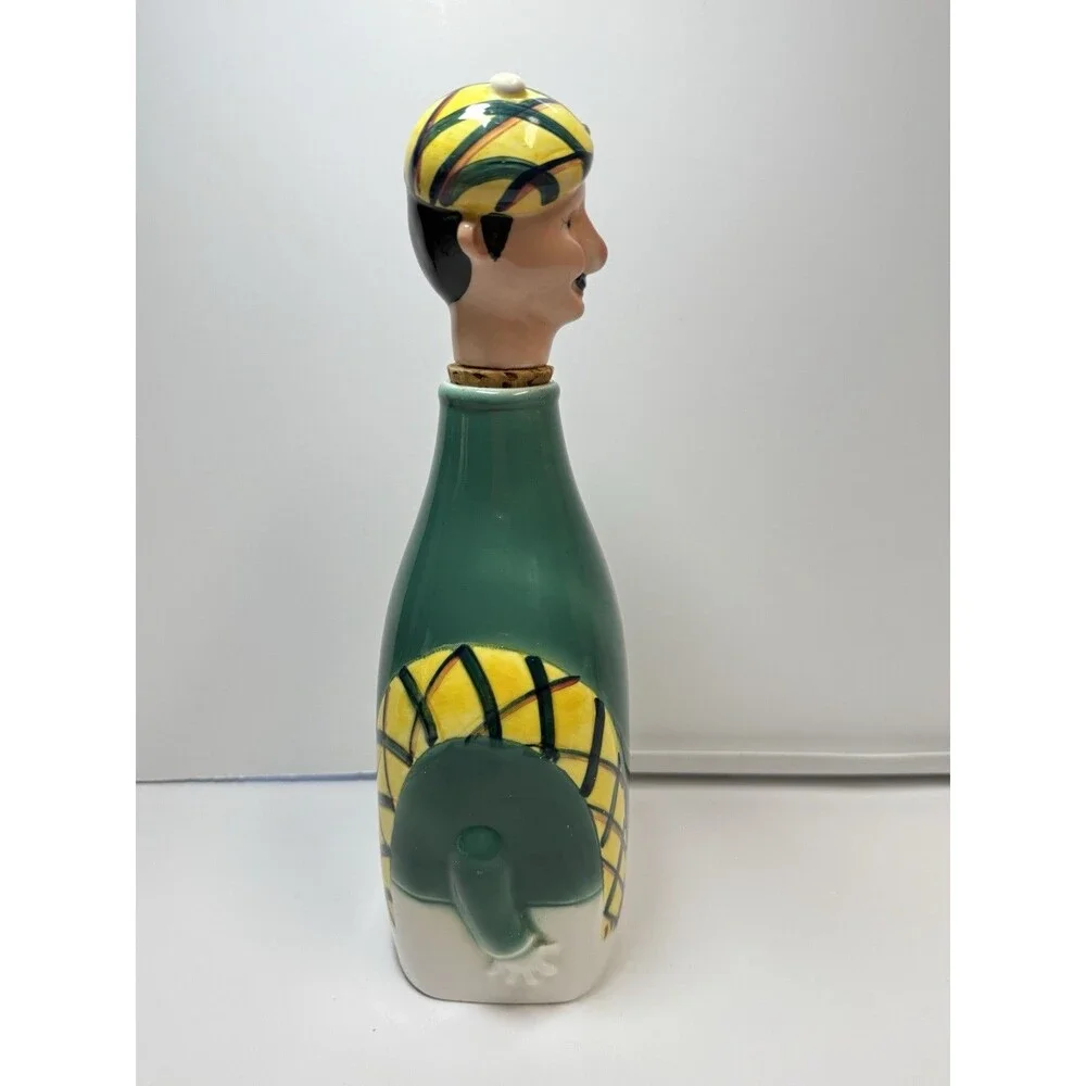 Vintage Ceramic Scotsman Scotch Musical Decanter